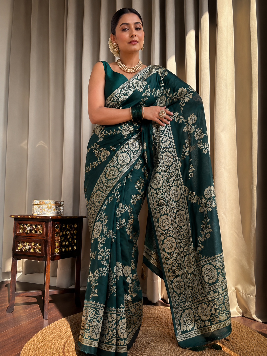 Premium Jacquard Silk Saree