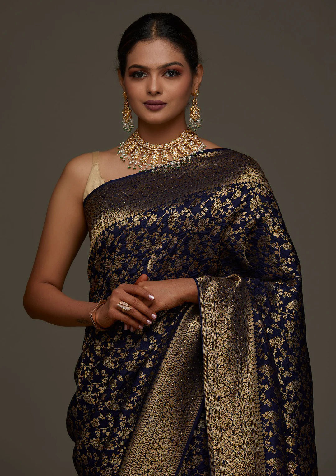 Beautiful Zari Work Silk Saree