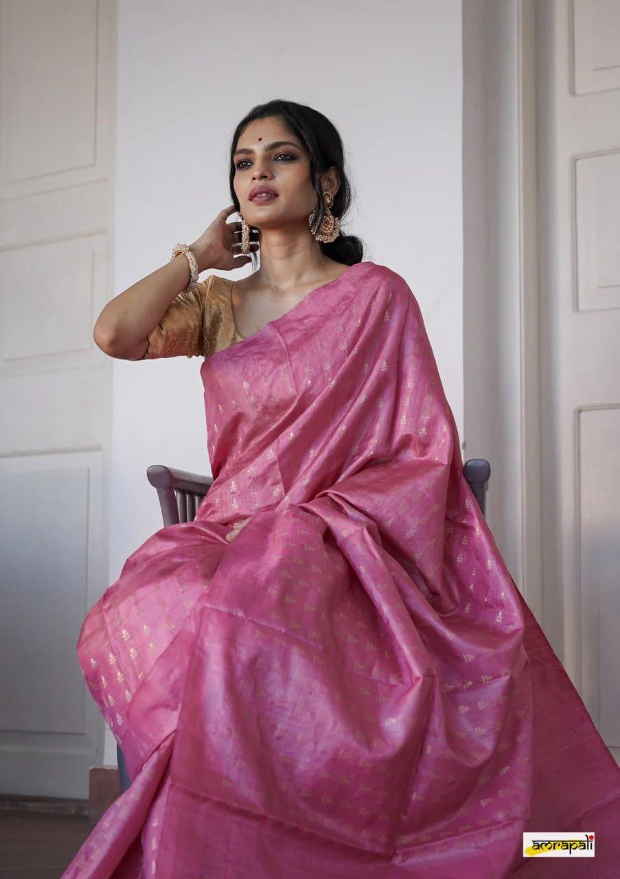 Designer Silk Saree with Zari Border