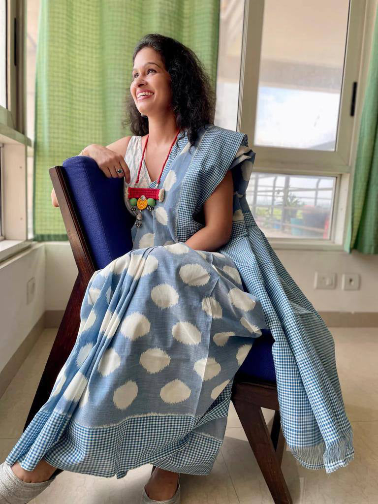 Everyday Wear Printed Linen Saree
