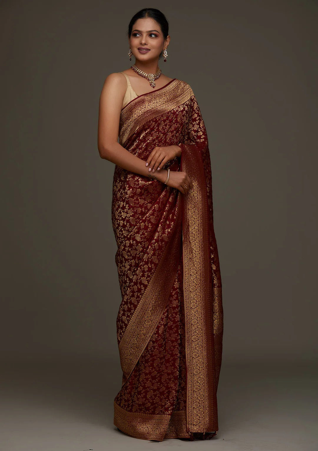 Premium Silk Saree with Jacquard Weave